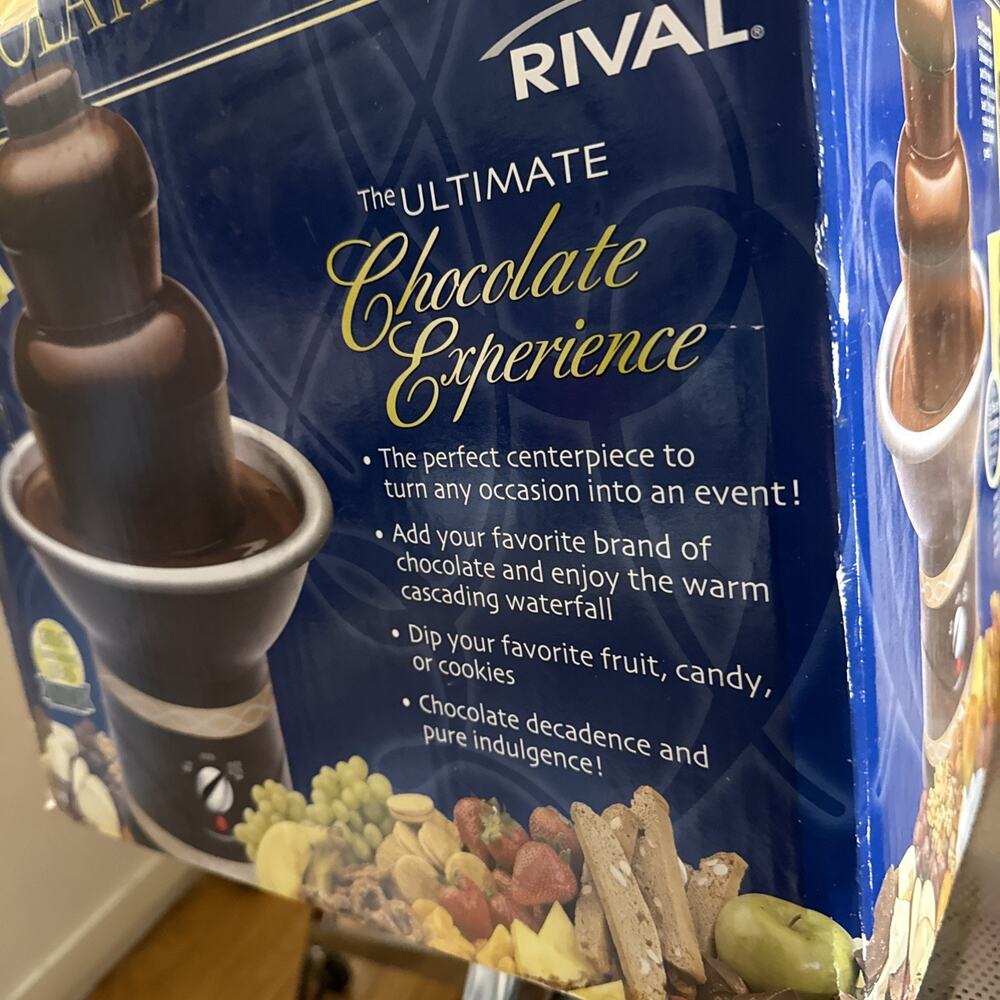 Rival CFF5-CHP Chocolate Fountain 3-Tier With Original Box - Picture 3 of 5